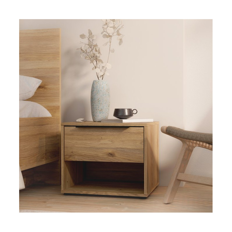 Szafka nocna 50 cm z szufladą Orkney OKYK011 dąb mauvella