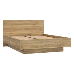 Łóżko z pojemnikiem 160x200 cm Orkney OKYL1162 dąb mauvella