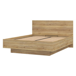 Łóżko z pojemnikiem 160x200 cm Orkney OKYL1162 dąb mauvella