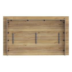 Łóżko z pojemnikiem 160x200 cm Orkney OKYL1162 dąb mauvella