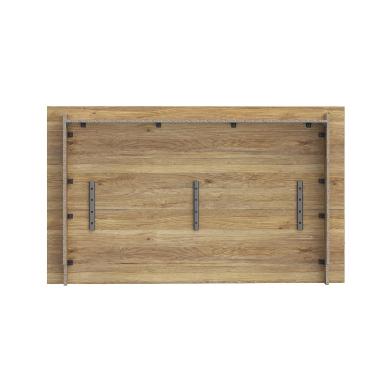 Łóżko z pojemnikiem 160x200 cm Orkney OKYL1162 dąb mauvella