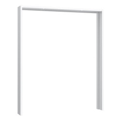 Listwa okalająca do szafy z oświetleniem Starlet Plus RDNZ02B biały połysk