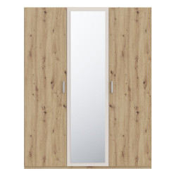 Szafa z lustrem 170 cm Tanaia IRDS931 dąb artisan/piaskowy