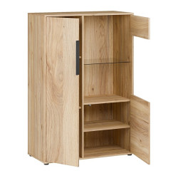 Witryna 90 cm Orkney OKYV321R dąb mauvella