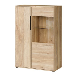 Witryna 90 cm Orkney OKYV321R dąb mauvella