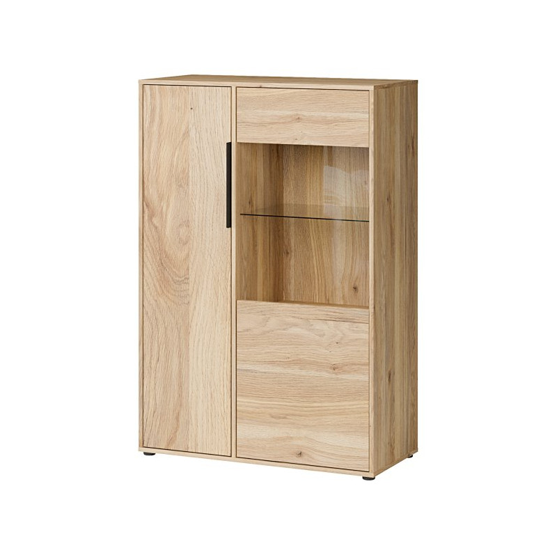 Witryna 90 cm Orkney OKYV321R dąb mauvella