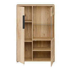 Witryna 90 cm Orkney OKYV321R dąb mauvella