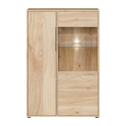 Witryna 90 cm Orkney OKYV321R dąb mauvella