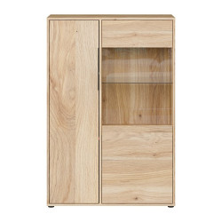 Witryna 90 cm Orkney OKYV321R dąb mauvella