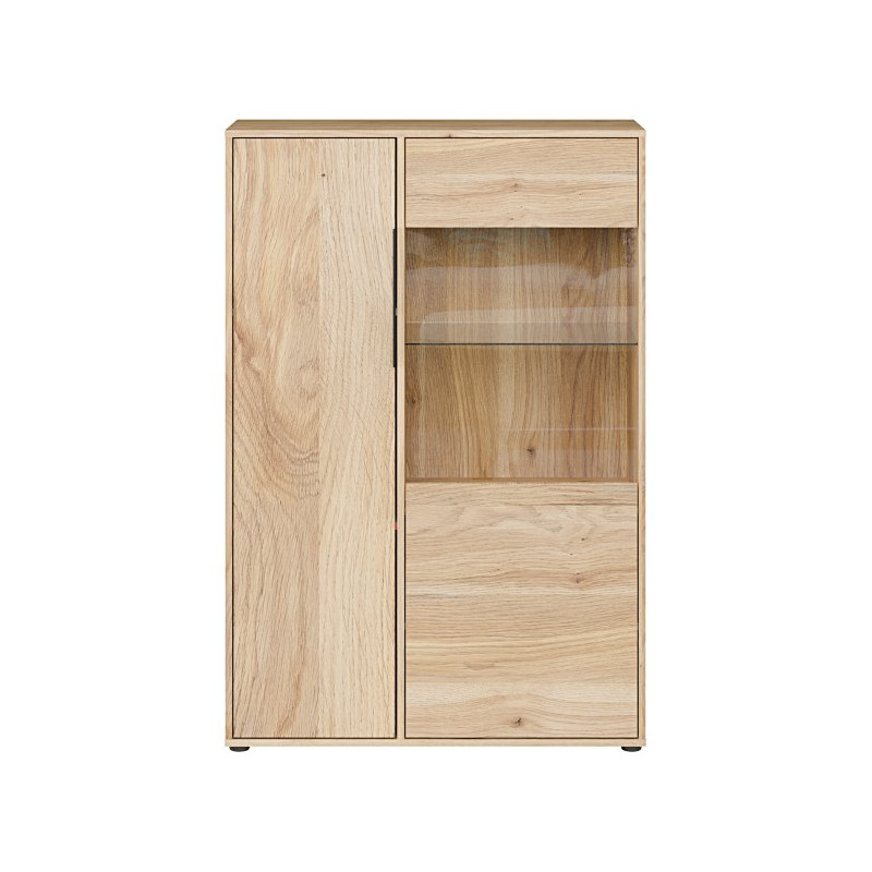 Witryna 90 cm Orkney OKYV321R dąb mauvella