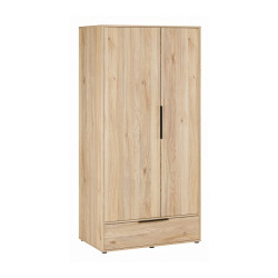 Szafa ubraniowa 100 cm Orkney OKYS821 dąb mauvella