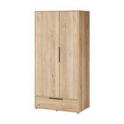 Szafa ubraniowa 100 cm Orkney OKYS821 dąb mauvella