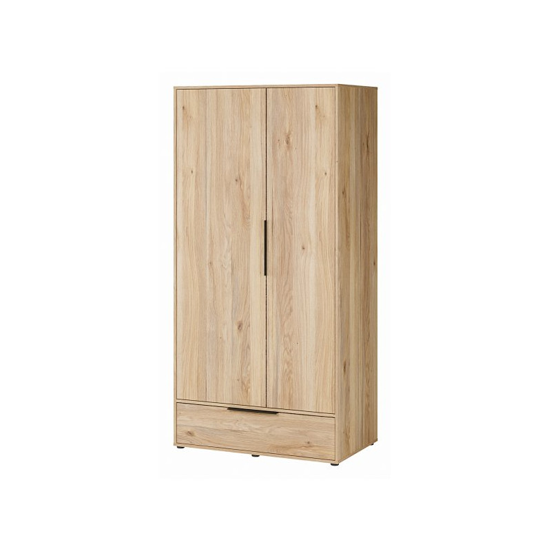 Szafa ubraniowa 100 cm Orkney OKYS821 dąb mauvella