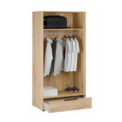 Szafa ubraniowa 100 cm Orkney OKYS821 dąb mauvella
