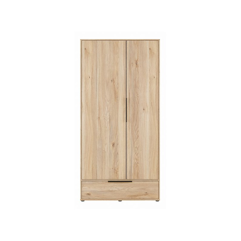 Szafa ubraniowa 100 cm Orkney OKYS821 dąb mauvella
