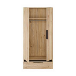 Szafa ubraniowa 100 cm Orkney OKYS821 dąb mauvella