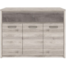 Komoda Jazz 3D2S Kasztan nairobi / Onyx Mebelbos