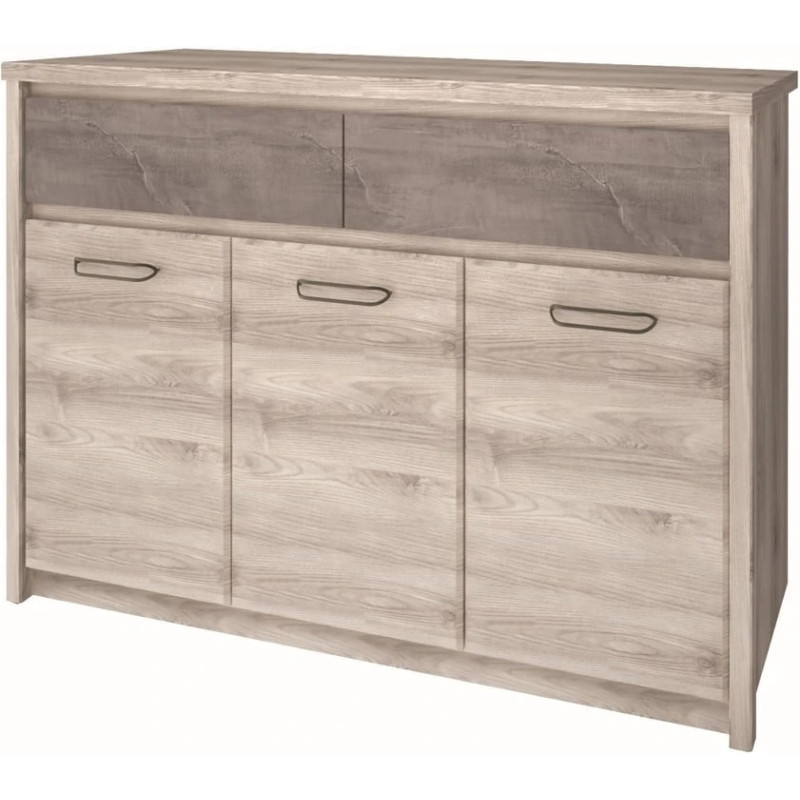 Komoda Jazz 3D2S Kasztan nairobi / Onyx Mebelbos