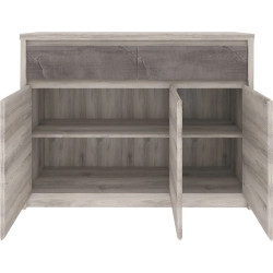 Komoda Jazz 3D2S Kasztan nairobi / Onyx Mebelbos