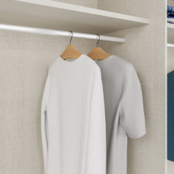 Szafa przesuwna 220 cm Bellevue BLQS92711 piaskowy/dąb mauvella