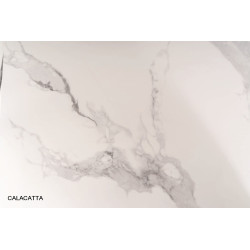 Stół Ceramiczny Prince Ceramic biały calacatta/chrom 180x90