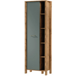 Regał Indygo K6S Gała Meble Dąb Wotan/Green