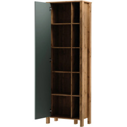 Regał Indygo K6S Gała Meble Dąb Wotan/Green