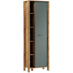 Regał Indygo K6S Gała Meble Dąb Wotan/Green