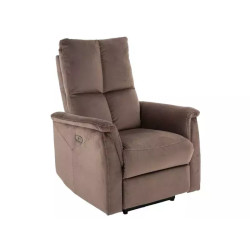 Fotel rozkładany Neptun Velvet 38 cappuccino