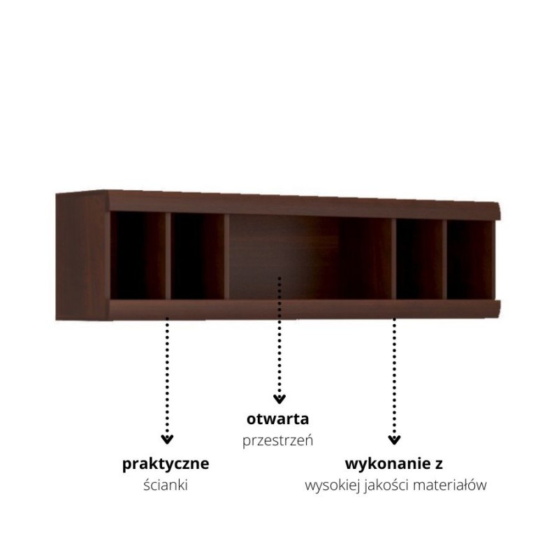 Półka Imperial Typ 61 Meble Wójcik Kolekcja Imperial