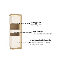 Witryna Lyon jasny LYOV03L 1D