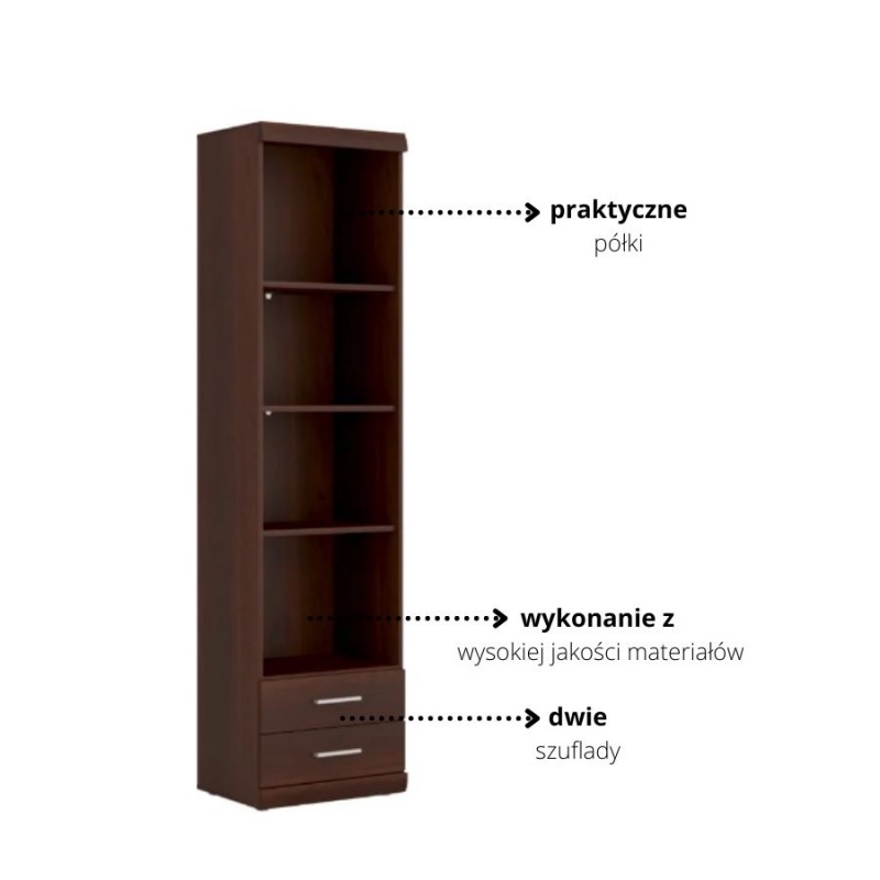 Regał 2S Imperial Typ 11 Meble Wójcik Kolekcja Imperial