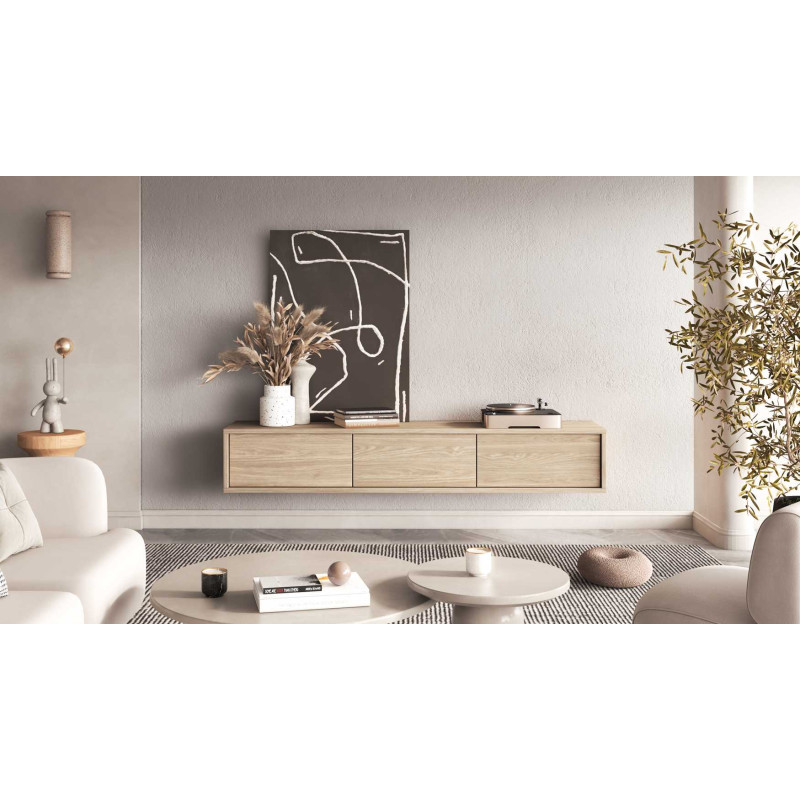 Szafka RTV z opcją podwieszenia Frida Typ 38 Dąb olejowany Helvetia Wieruszów