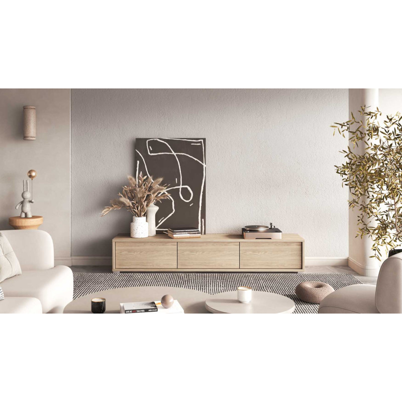 Szafka RTV z opcją podwieszenia Frida Typ 38 Dąb olejowany Helvetia Wieruszów