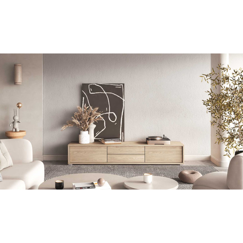 Szafka RTV z opcją podwieszenia Frida Typ 39 Dąb olejowany Helvetia Wieruszów