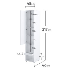 Dostawka BED CONCEPT BC-07 do półkotapczanu pionowego Lenart