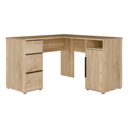 Biurko narożne 125x125 cm Orkney OKYB241 dąb mauvella
