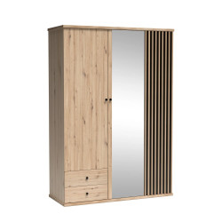 Szafa z lustrem Cali C23  Dąb artisan Jarstol