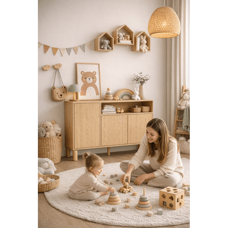 Komoda Sanden SN2 Dąb Bookmatch Jarstol