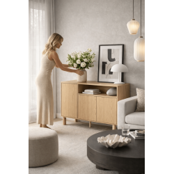 Komoda Sanden SN2 Dąb Bookmatch Jarstol