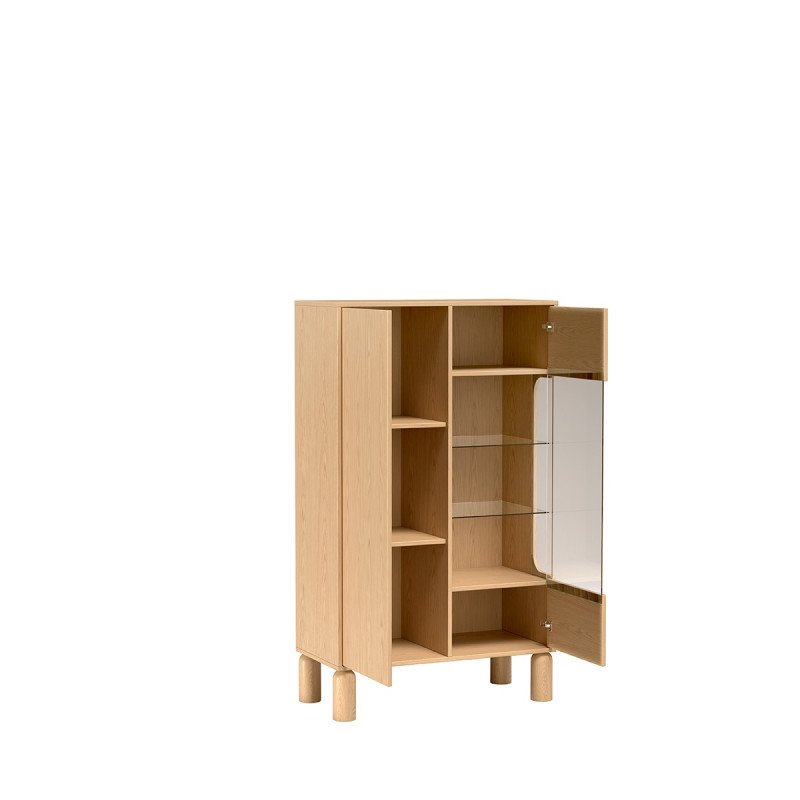 Witryna Sanden SN3 Dąb Bookmatch Jarstol