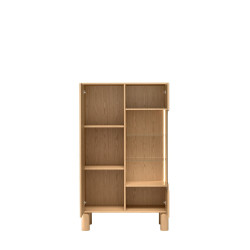 Witryna Sanden SN3 Dąb Bookmatch Jarstol