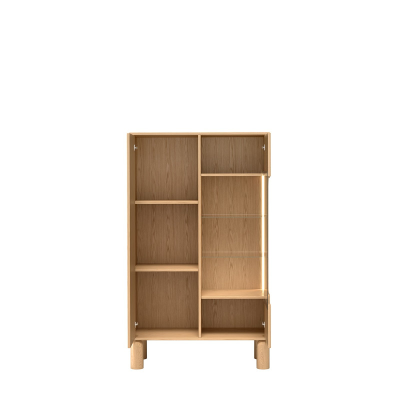 Witryna Sanden SN3 Dąb Bookmatch Jarstol