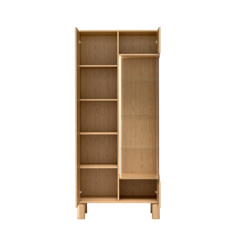 Witryna Sanden SN4 Dąb Bookmatch Jarstol