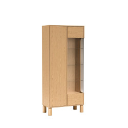 Witryna Sanden SN4 Dąb Bookmatch Jarstol