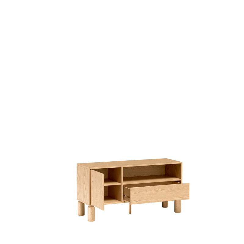 Szafka RTV Sanden SN5 Dąb Bookmatch Jarstol