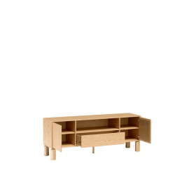 Szafka RTV Sanden SN6 Dąb Bookmatch Jarstol