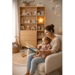 Regał Sanden SN8 Dąb Bookmatch Jarstol