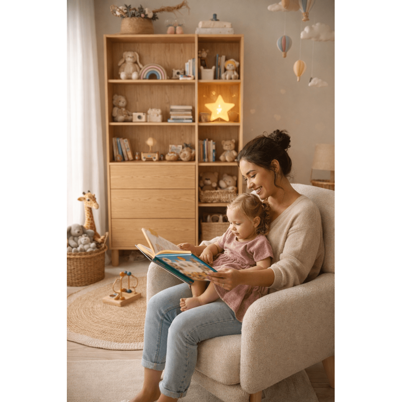 Regał Sanden SN8 Dąb Bookmatch Jarstol