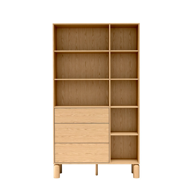 Regał Sanden SN8 Dąb Bookmatch Jarstol